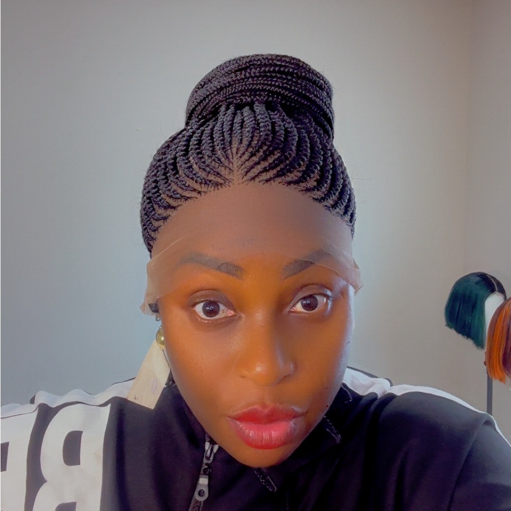 Black Braided Wig